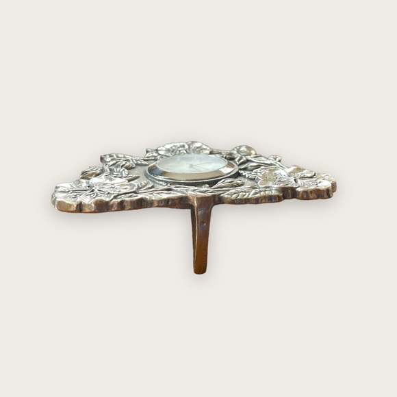 LENOX | Kirk Stieff Collection Mini Quartz Pewter Clock - Picture 6 of 13